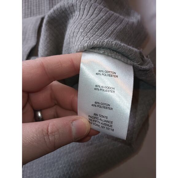 Frye And Co Women's Full Zip Waffle Knit Thumb Holes, Size Small Grey - Picture 5 of 6